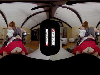 VRCosplayX.com XXX TV REDHEADS Compilation in POV Virtual Reality part one
