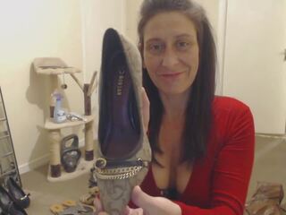 Licking my dirty High heels and shoe collection clean