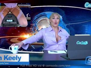 Camsoda - attractive oversexed stupendous Blonde Milf Fucks Sybian Until Strong Climax Live On Air