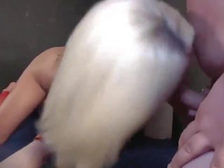 Three Chicks Sucking One Lucky Cock, Free dirty clip 2a