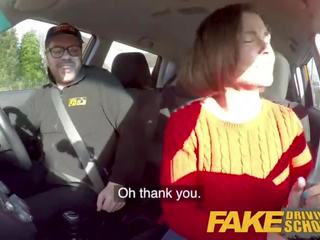 Fake Driving School Jealous Learner with marvellous Tits wants Hard Fucking